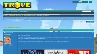 Daily Tokens and Rewards - Trove Forums
