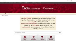 Trojan - Employees - trojan.troy.edu - Troy University