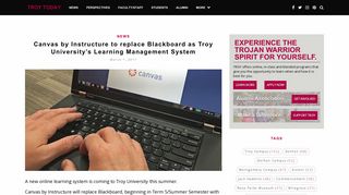 Canvas by Instructure to replace Blackboard as Troy University's ...