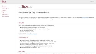 Troy University Portal