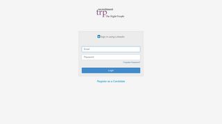 Login to your Account - TRP