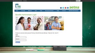 Benefits Administrator Login - TRS ActiveCare Aetna