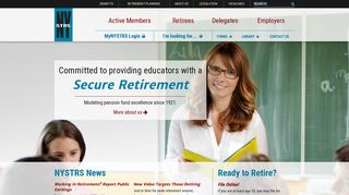 NYSTRS | New York State Teachers' Retirement System | NYS Pensions