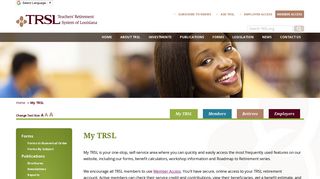 My TRSL - TRSL - Teachers' Retirement System of Louisiana