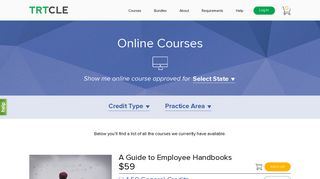 Online CLE Courses - TRTCLE