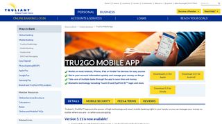 Free On The Go Banking | Tru2Go Mobile | Truliant FCU