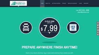 Truck Tax Form 2290 filing starts from $7.99 | Schedule 1 in minutes