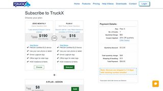 Book Now - TruckX Signup