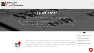 TrueCards® — Advanced Fraud Solutions