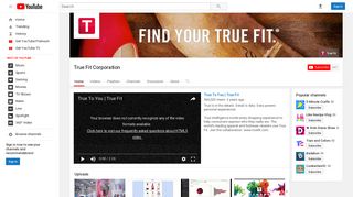 True Fit Corporation - YouTube