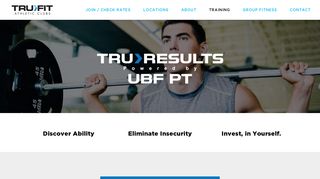 Personal Training | Tru Fit Athletic Clubs