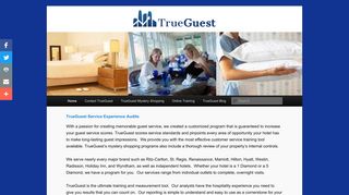TrueGuest - hotel mystery shopping, hotel secret shopping, hotel training