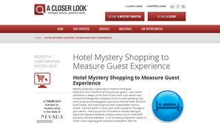 Hotel Mystery Shopping Guest Experience - A Closer Look