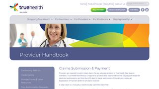 Claims Submission & Payment - True Health New Mexico