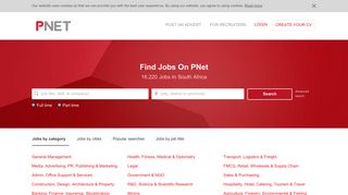 Jobs in South Africa | Job search | Pnet.co.za