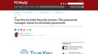 True Key by Intel Security review: This password manager wants to ...