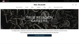 Careers at True Religion