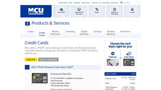 MCU: Services - Rewards Cards
