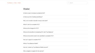 Wallet – True Balance