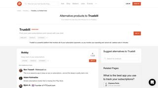18 Alternatives to Truebill | Product Hunt