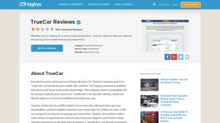 TrueCar Reviews - Is it a Scam or Legit? - HighYa
