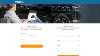 Get a Value on Your Current Vehicle - TrueCar
