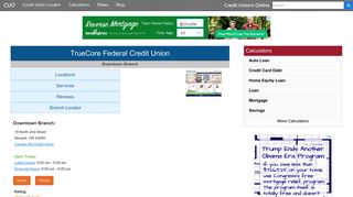TrueCore Federal Credit Union - Credit Unions Online