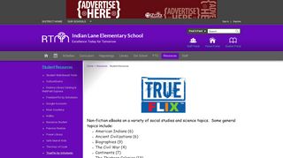 Student Resources / TrueFlix by Scholastic