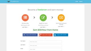 Become a freelancer and earn money! Free Signup for ... - Truelancer