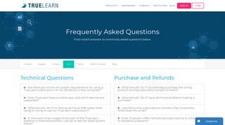 FAQ | TrueLearn