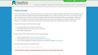Instant Access | Truepath