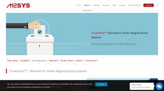 Voter ID - M2SYS Technology
