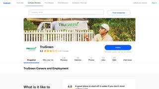 TruGreen Careers and Employment | Indeed.com