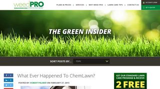 What Ever Happened To ChemLawn? - Weed Pro