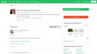 Using Trulia: How do I set up an agent profile? - Trulia Voices