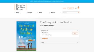 The Story of Arthur Truluv by Elizabeth Berg ...