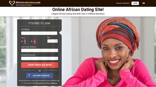 African Dating Site | The Best Black Dating Site is at AfroIntroductions ...