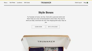 Trumaker: Built-to-fit clothing for men—like custom, but easier