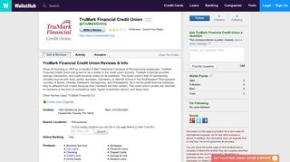 TruMark Financial Credit Union Reviews: 18 User Ratings - WalletHub