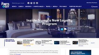 Inside Trump's New Loyalty Program - The Points Guy
