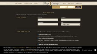 E-Mail Sign Up | Trump Winery
