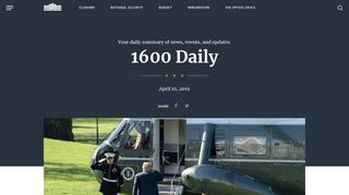 1600 Daily - The White House