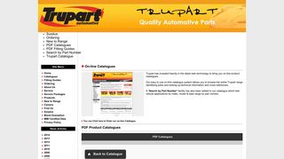 Trupart Limited - On-line Catalogues