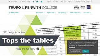 Truro and Penwith College: College courses in Cornwall