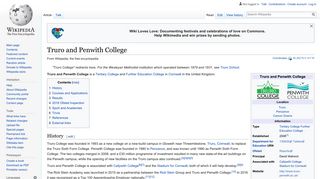 Truro and Penwith College - Wikipedia