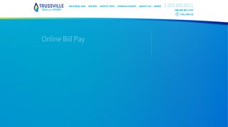 Online Bill Pay | Trussville Gas and Water