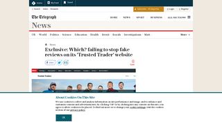 Exclusive: Which? failing to stop fake reviews on its 'Trusted Trader ...