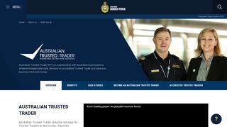 Australian Trusted Trader - Australian Border Force