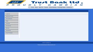 Online Banking - Trust Bank Gambia