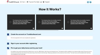 How it works - Free bitcoins every 5 minutes!Join TrustBtcFaucet to get ...